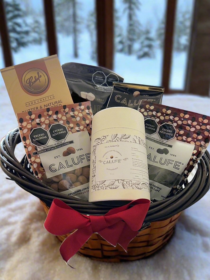 Holiday Calufe Coffee basket-The perfect gift for coffee lovers.
