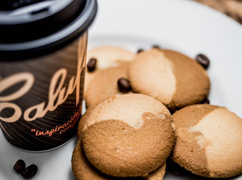 Calufe Butter & Natural Coffee Flavored Cookies, 320 G